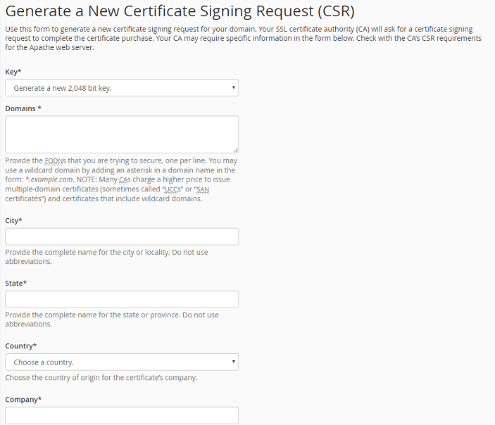 CSR Details