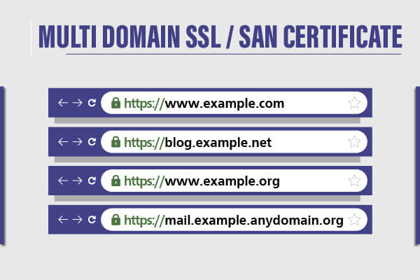 Cheap Multi Domain SSL SAN Certificate
