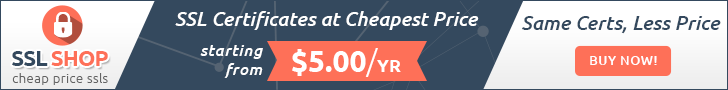 Cheap SSL Shop Discount Offer