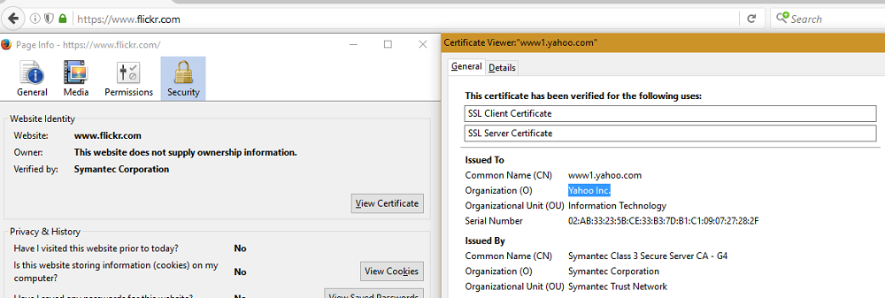 Validate certificate